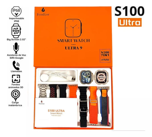 Reloj SmartWatch s9 Ultra 7 correas