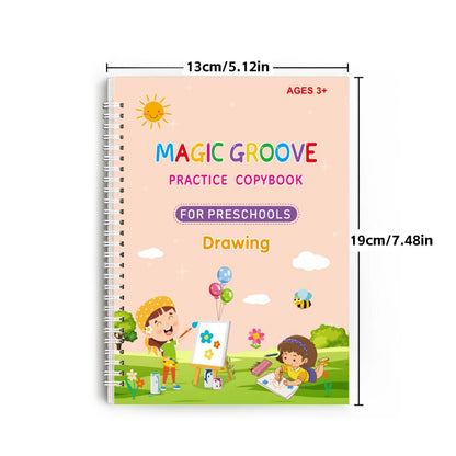 Cuaderno Mágico (Set de 4 libros + lápiz mágico)