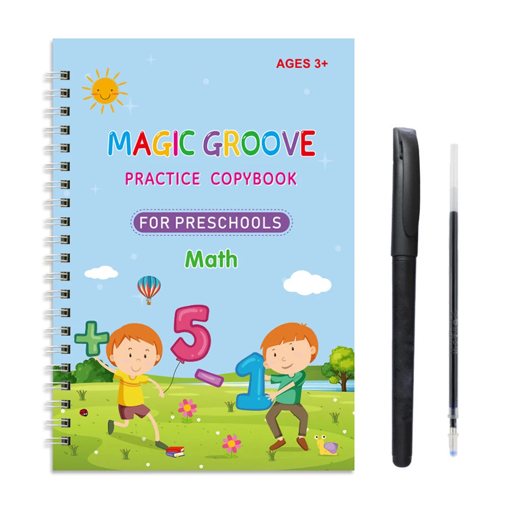 Cuaderno Mágico (Set de 4 libros + lápiz mágico)