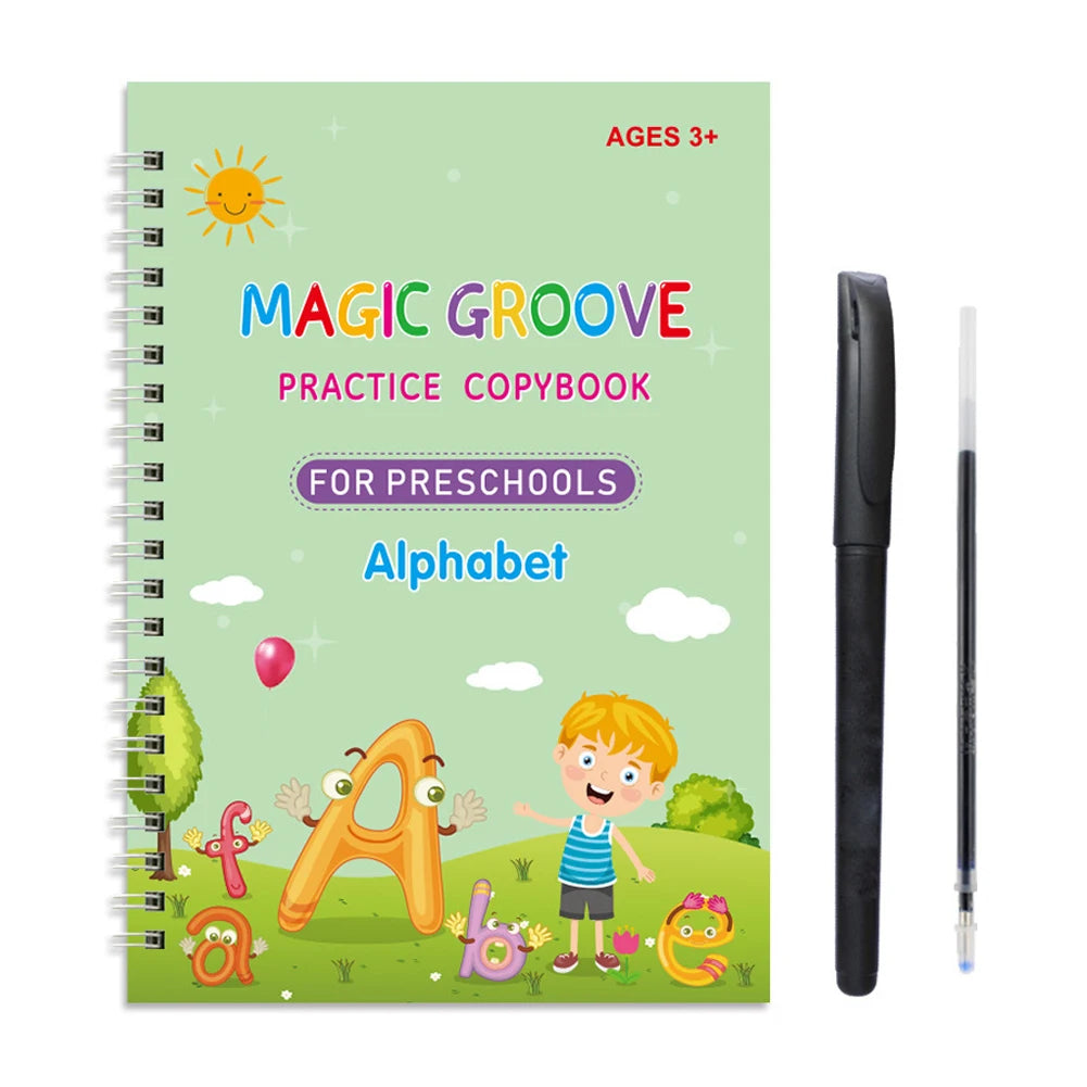 Cuaderno Mágico (Set de 4 libros + lápiz mágico)